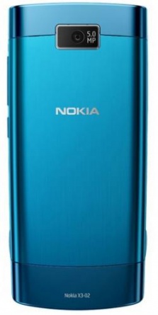 Nokia X3-02 Petrol Blue фото 4